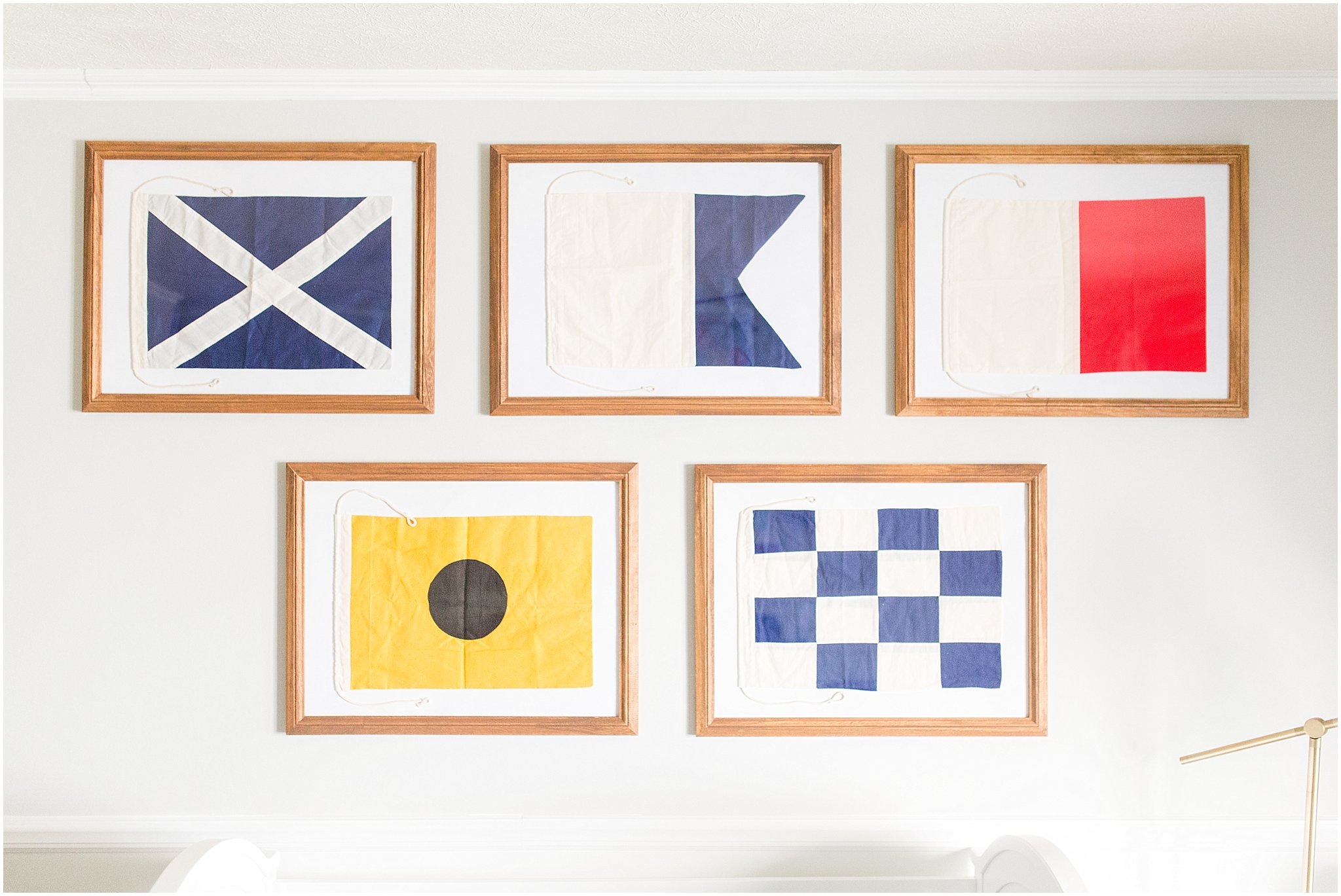 Maritime Signal Flags Nursery Inspiration