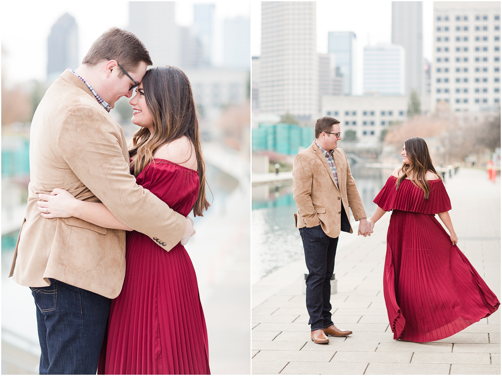 Downtown Indianapolis Canal Engagement Session_0006.jpg