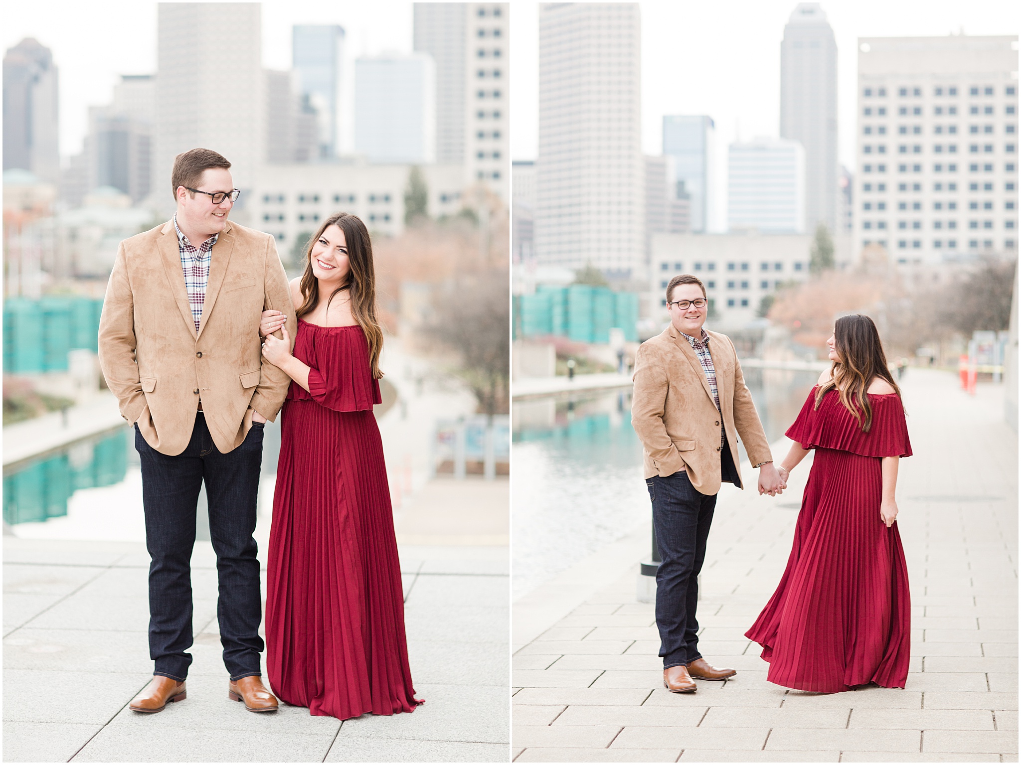 Downtown Indianapolis Canal Engagement Session_0007.jpg