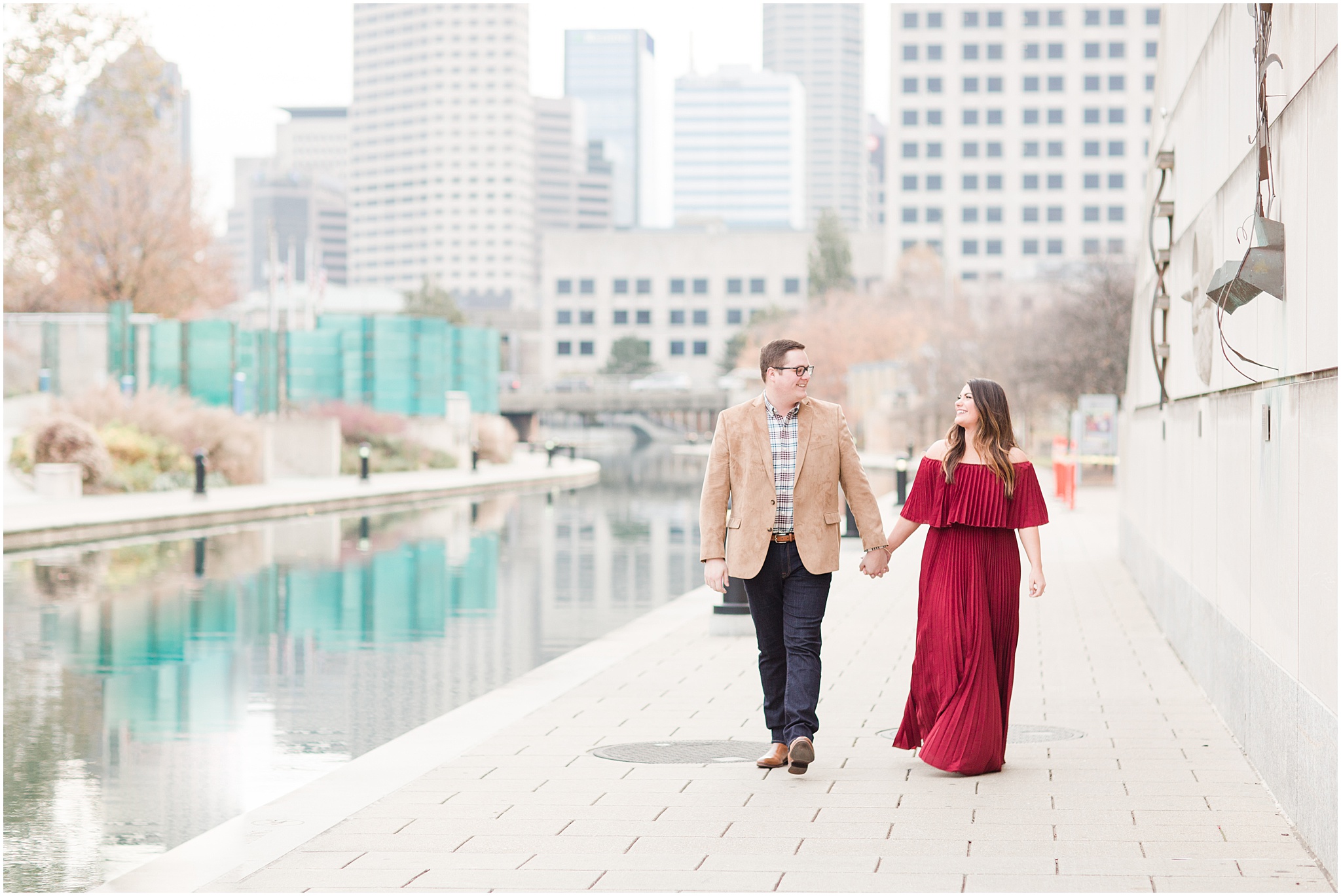 Downtown Indianapolis Canal Engagement Session_0011.jpg