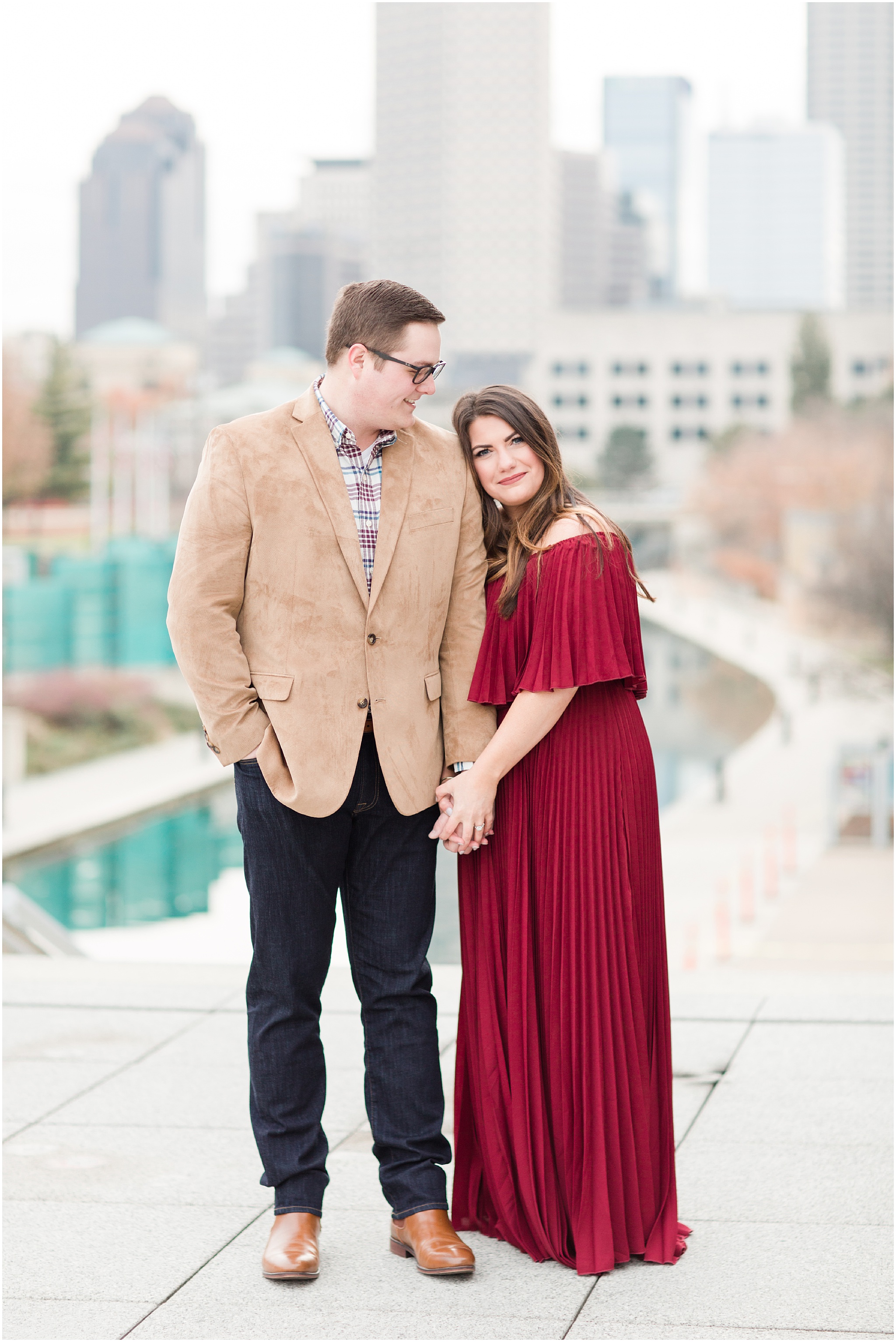 Downtown Indianapolis Canal Engagement Session_0013.jpg